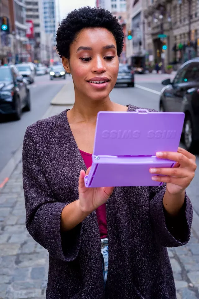 Image of an happy woman